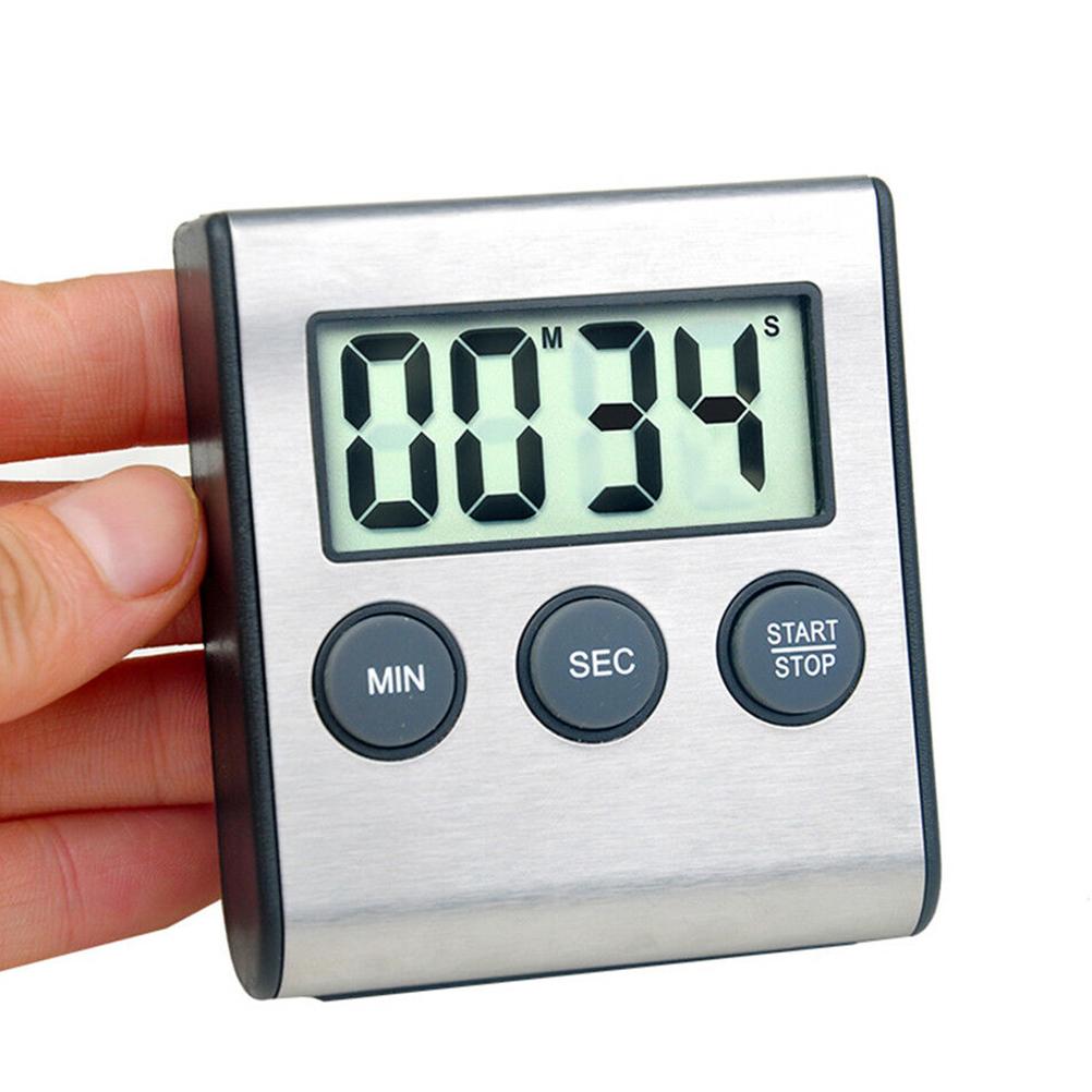 Digital Mini Kitchen Timer Alarm Clock Digital Cooking Timer Portable Magnetic Countdown Timer for