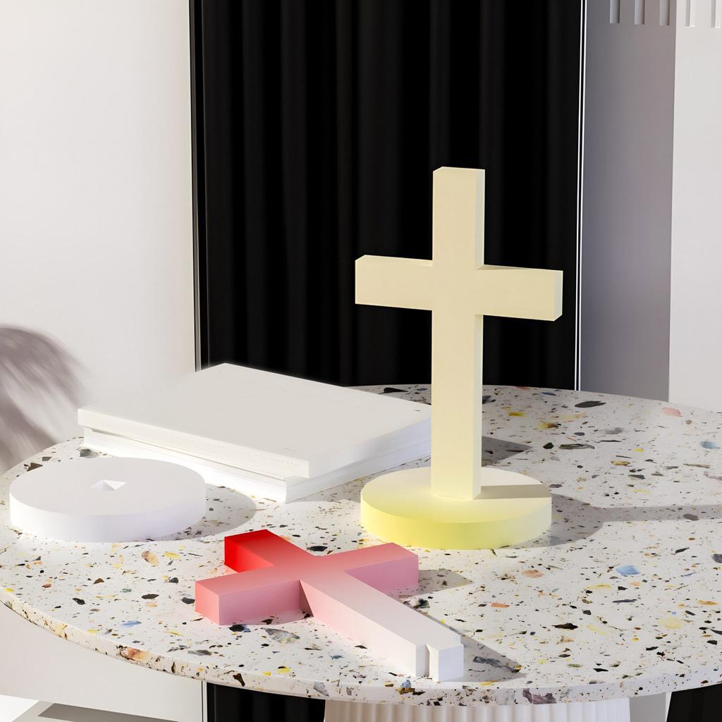 Премиальная силиконовая форма для декора в виде креста Высококачественная силиконовая форма для креста Идеально подходит для любителей рукоделия и религиозных мастеров