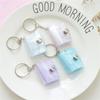 Mini Photo Album Keychains Women's Small Instant Picture Album Key Chain Pendant ID Photo Interstitial Pocket Keyring