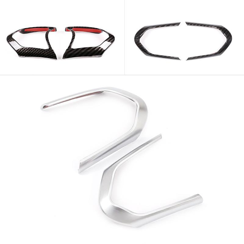 Для BMW 1 2 3 4 5 6 серии F30 F10 F20 F32 X5 X6 F15 F16 M Спортивная панель рулевого колеса, кнопка переключения, чехол с углеродной текстурой