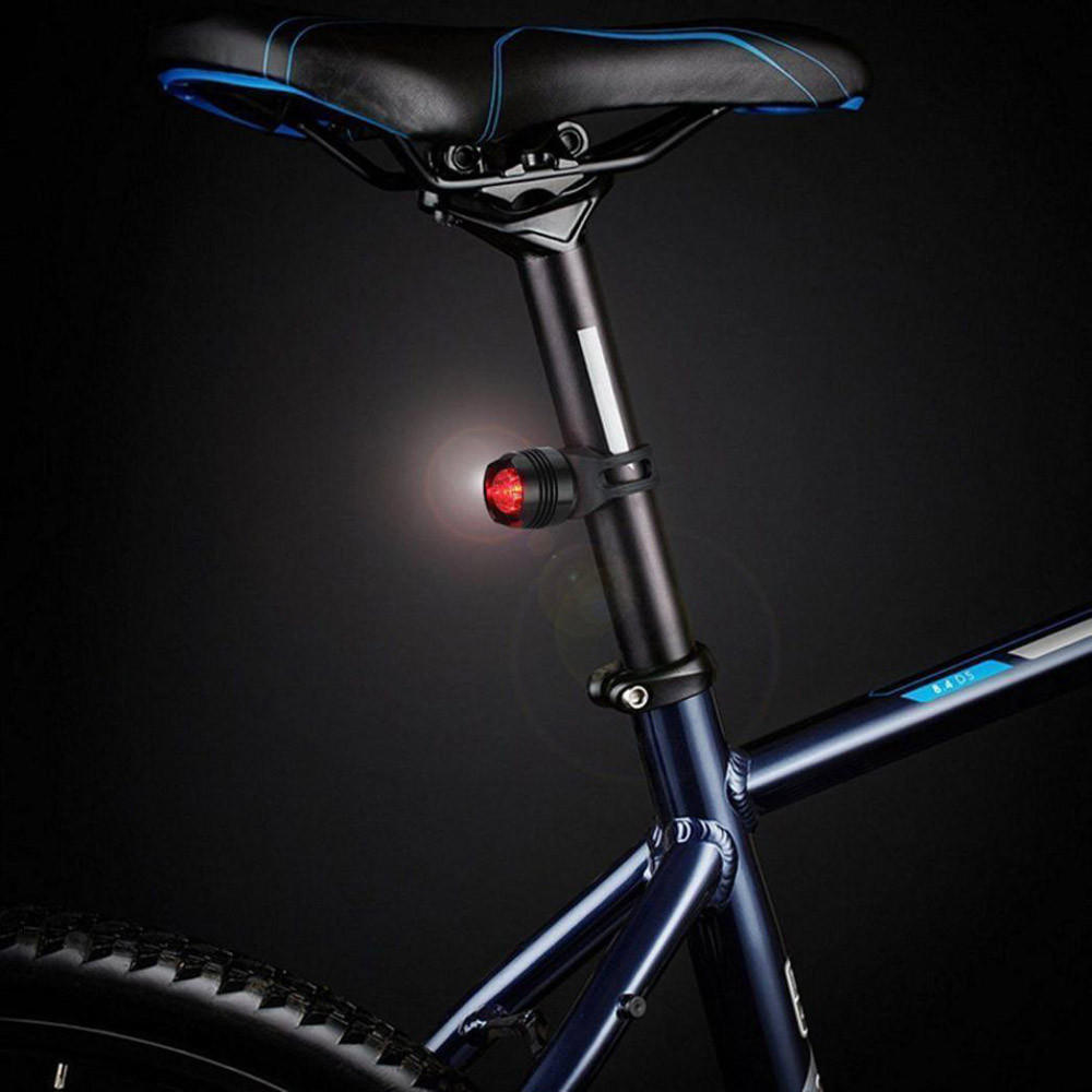 Super Bright USB Led Bike Bicycle Light Rechargeable Headlight +Taillight +Bell