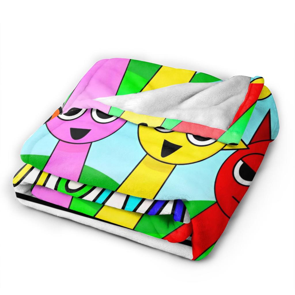 Игровое фланелевое одеяло Sprunki Pinki Raddy Simon Смешные пледы для дома 200x150 см Покрывало,
