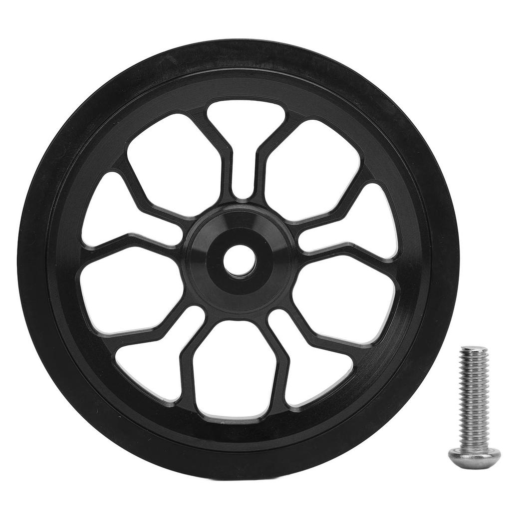 Folding Bike Easy Wheel Aluminum Alloy Easywheel High Performance Bearing Lightweight Easy Wheel for Riding Cycling