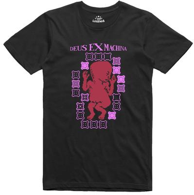 Футболка Deus Ex Machina Графический Спектр 48k C64 Ретро Официально Лицензированная