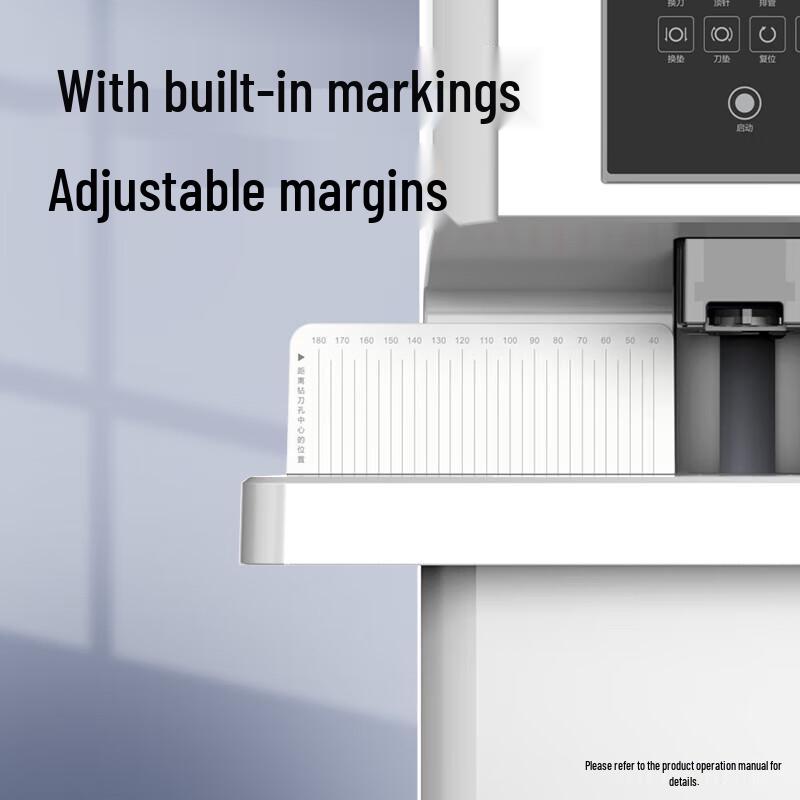 Deli GB800 Automatic Financial Binding Machine CN plug (adapter included)