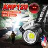9000 люмен XHP120 светодиодный мощный лазерный налобный фонарь с высокой мощностью, перезаряжаемый через USB, водонепроницаемый налобный фонарь для кемпинга