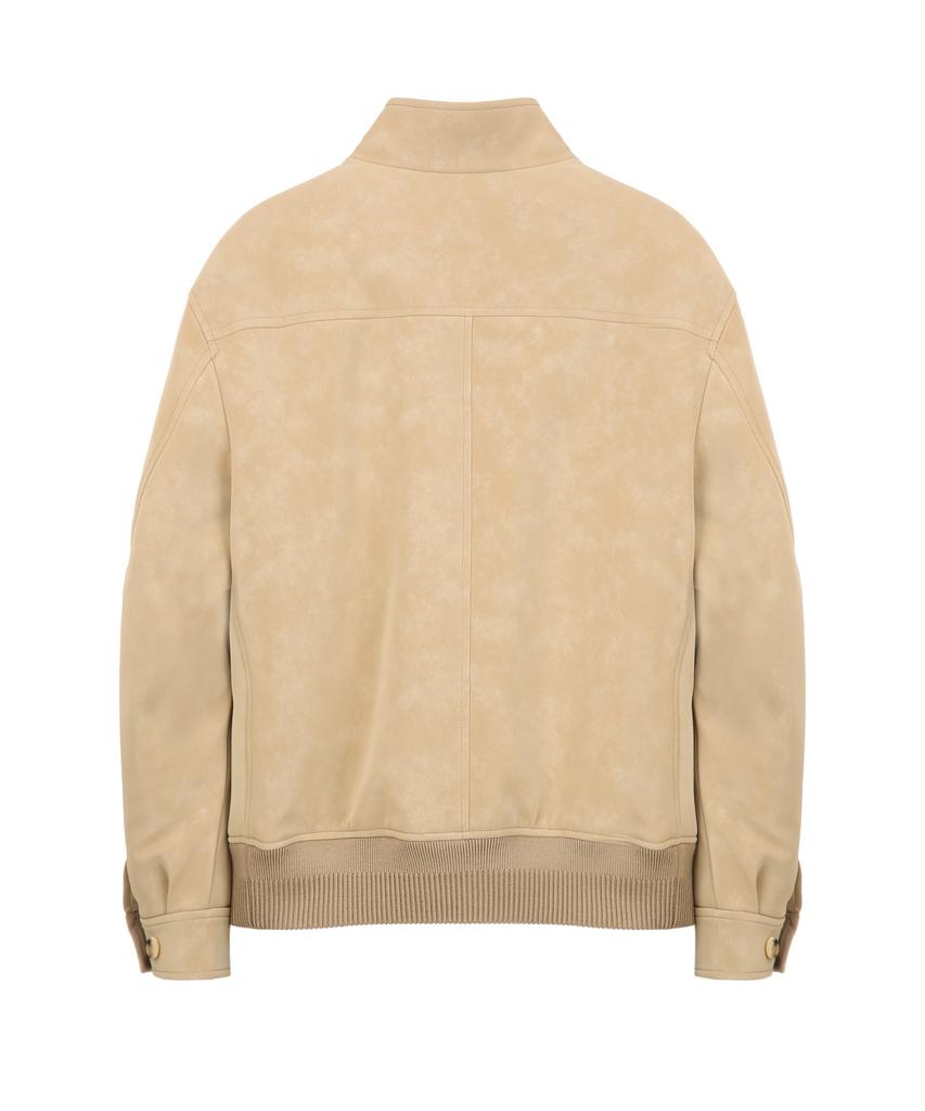 JILLSTUART NEWYORK MEN Velvet-Like High-Neck Padded Jumper - Beige (Jnju6C052I2)