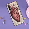 Anatomical Heart Anatomy Case For Huawei P30 P20 P40 Lite Nova 5T 11i 8i 3i 9 10 SE 11 Pro Y90 Y70 Y61 Y60 Y91 Cover