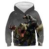 2025 Boys Cool Dinosaur Hoodies Pattern 3D Hoodie Fall Teen Kids Animal Pullover Boys and Girls Clothing Sweatshirts