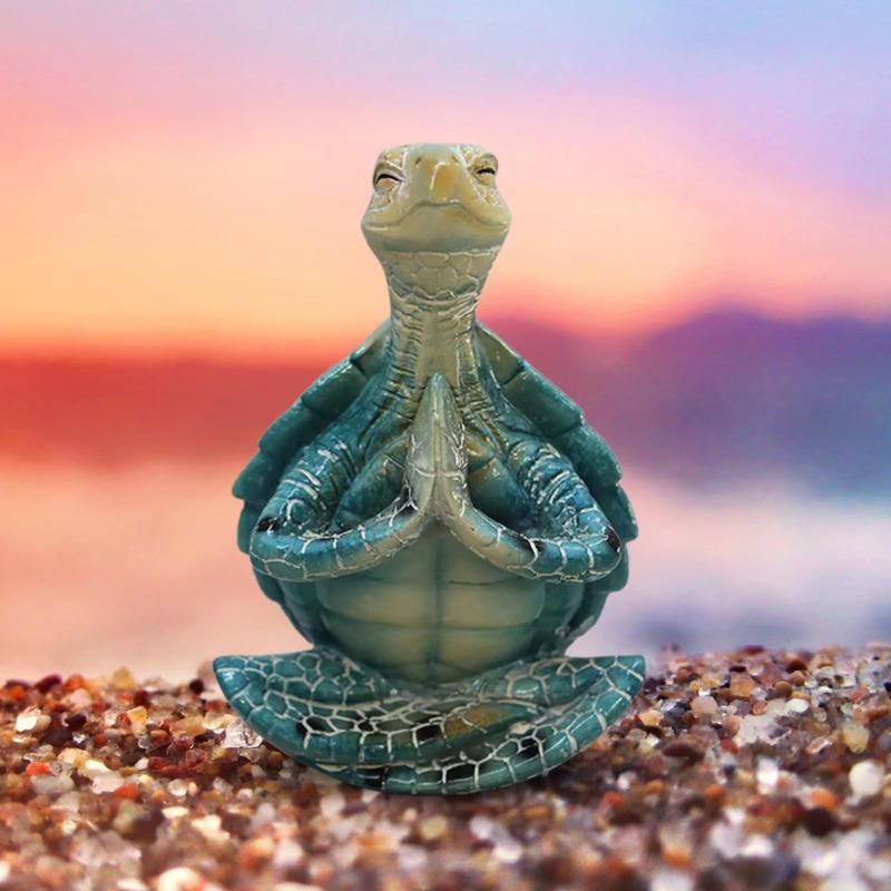 Turtle Meditation and Leisure Decorative ItemsOcean Home and Courtyard Ornaments Meditation Turtle Simulation Ocean