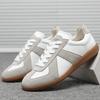 2023 Real Leather German Training Shoes Woman White Shoes Men Sneakers Women Casual Lovers Sport Shoes Plus Size 44 45