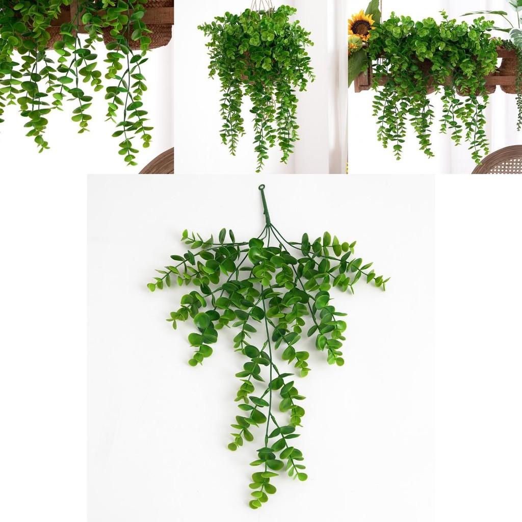 Настенное украшение из искусственного эвкалипта Citriodora с плетением из лозы для домашнего декора и фотосессий