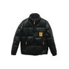 Pocket Logo Stand Collar Warm Down Jacket Men Outerwear Black 152148924-2