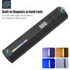 Portable RGB Video Light 2500K 9000K LED Fill Light Adjustable Brightness Magnetic Backside with Desktop Tripod Strap