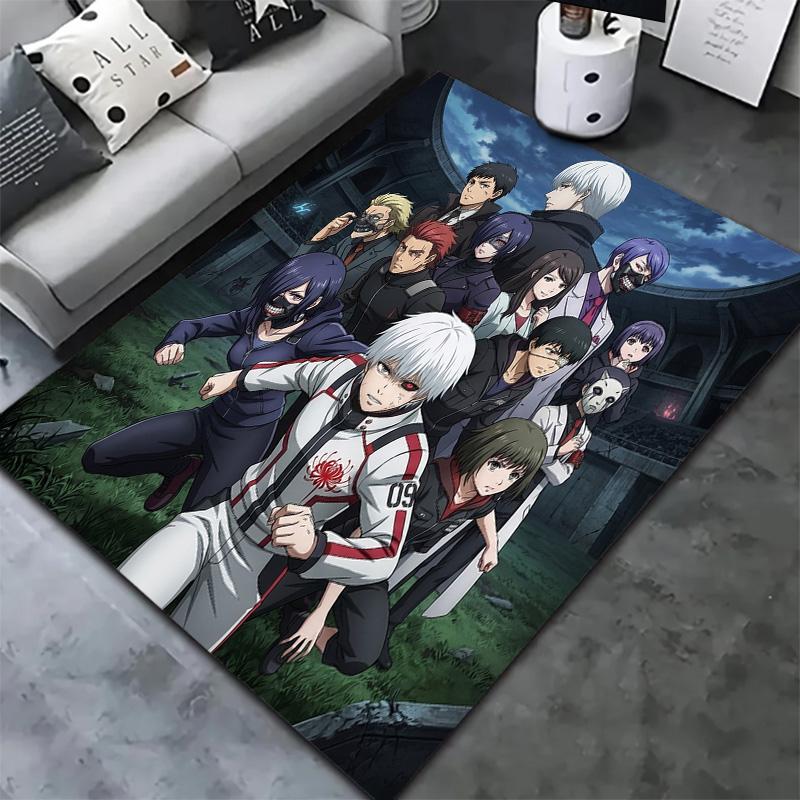 Tokyo Ghoul Carpet Rug For Living Room Bedroom Home Sofa Decoration Kids Play Nonslip Floor Mat