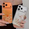 Креативный Забавный Чехол для iPhone 16/17 Pro с Жидким Песком и Лошадкой, Совместимый с 14/15 Pro Max, Женский
