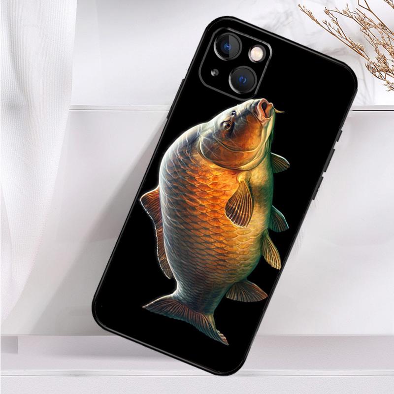 КАРП РЫБА РЫБАЛКА Ударопрочный Чехол Для iPhone 17 Pro Max 11 14 15 16 Plus 12 13 Mini 16e 17 Air Чехол для Телефона