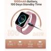 Умные часы для женщин (Android/iPhone), HD Умные часы 1,83" с звонками/сообщениями/уведомлениями, Монитор сна/ЧСС/SpO2/Артериального давления, 110+