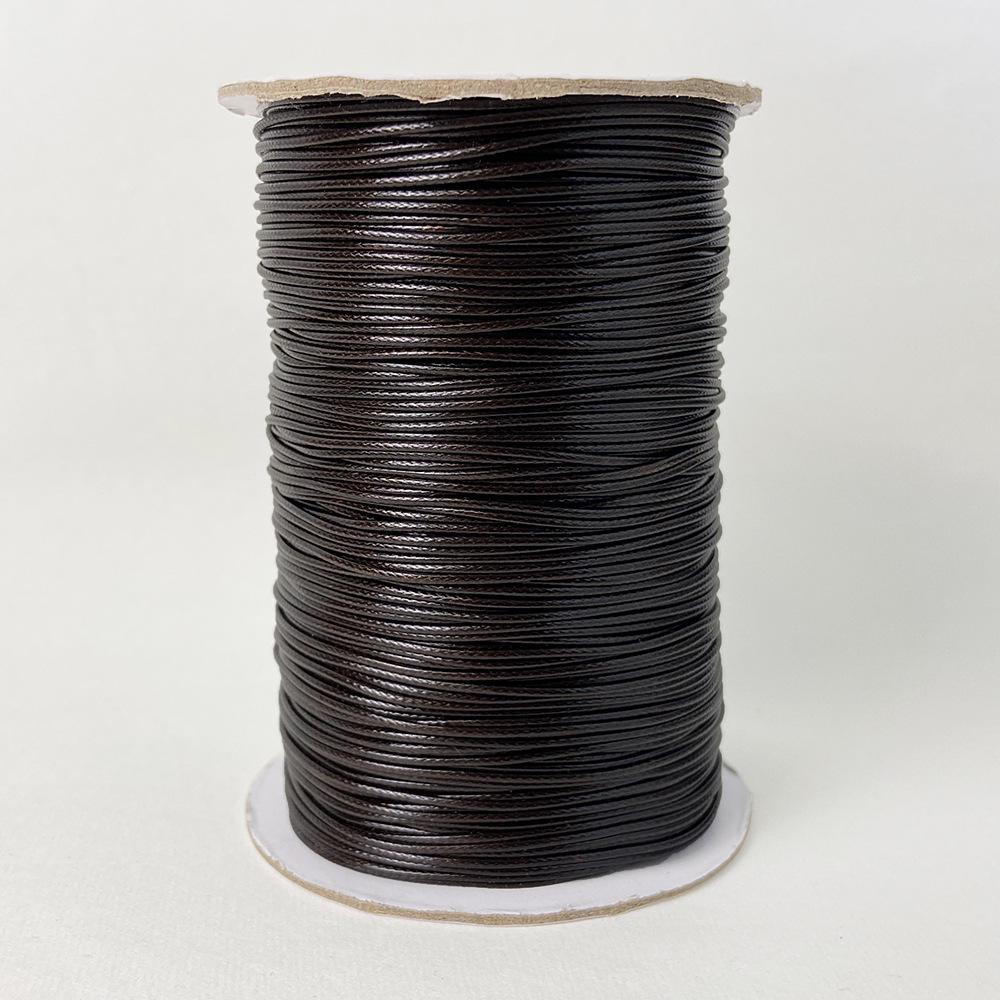 Корейская вощеная веревка 1 мм: Ювелирные изделия и подвеска Ожерелье/Плетеный браслет с ПУ кожей