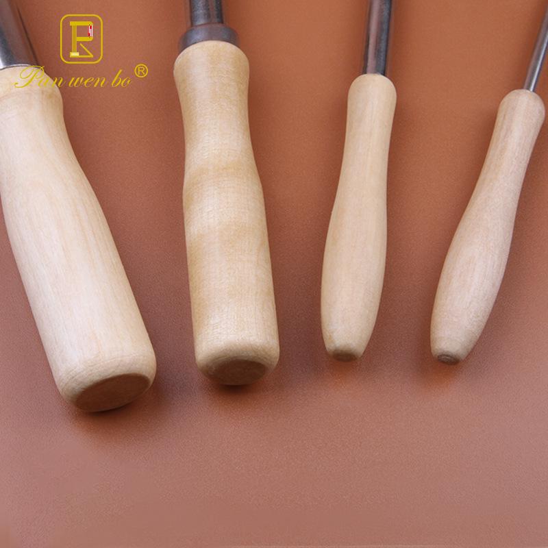 Набор круглых пробойников из нержавеющей стали для глиняной скульптуры и керамики - 4 штуки, инструменты для резьбы своими руками