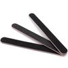 Black Double-Sided Manicure File with Round Tips for Buffing and Rubbing