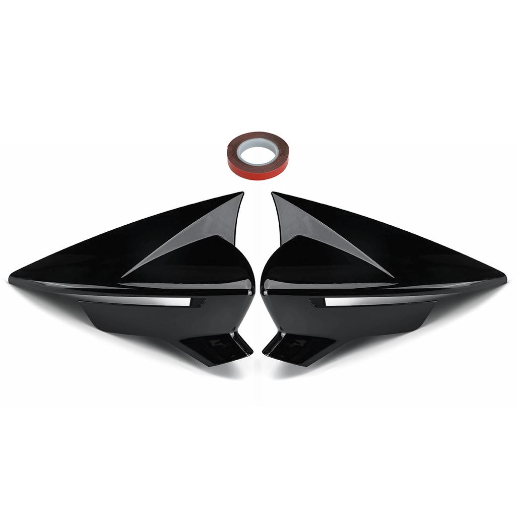2 шт. глянцевый черный автомобильный чехол для заднего зеркала чехол для Seat Leon Mk3 MK3.5 5F FR-Cupra TSI 2012-крышка зеркала заднего вида