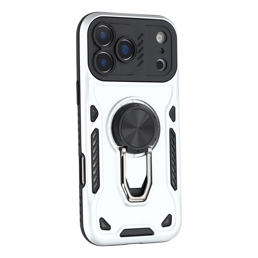 For iPhone 17 Pro Max Case with Kickstand Shockproof TPU+PC Phone Back Cover