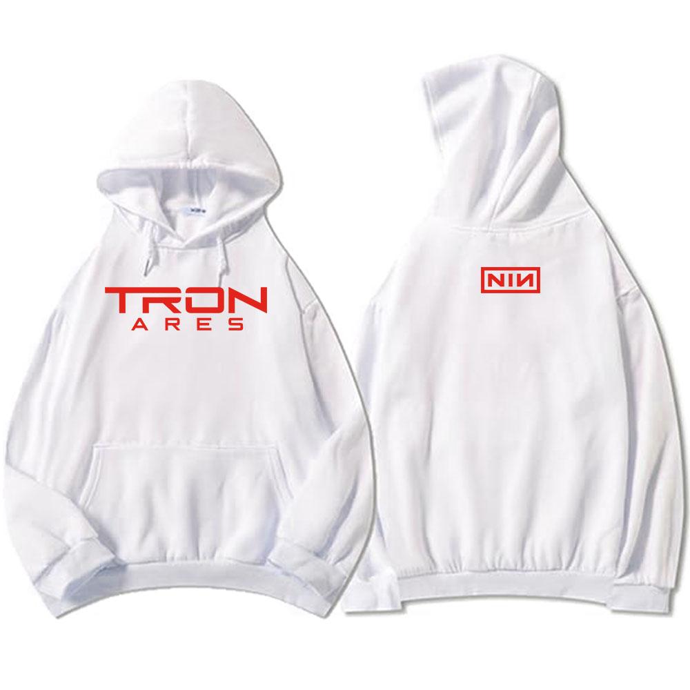 Nine Inch Nails Tron Ares Hoodies Fashion Band Album Graphic Print Sweatshirts Hooded Long Sleeve Male Sudaderas Winter Men Tops