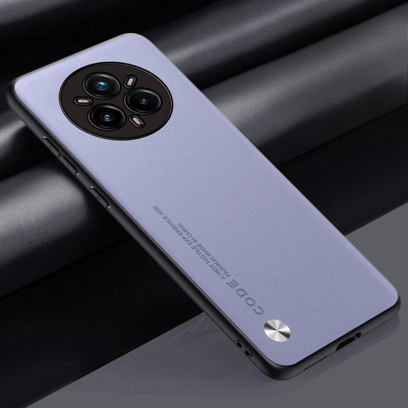 Для Realme 14 Pro Plus чехол простой PU кожаный силиконовый TPU защитный чехол для камеры для Realme 14X 14Pro + 13 Plus ударопрочный жесткий бампер