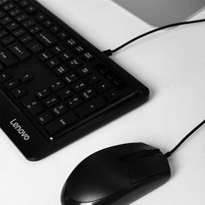 Lenovo KM102 Wired Keyboard and Mouse Set