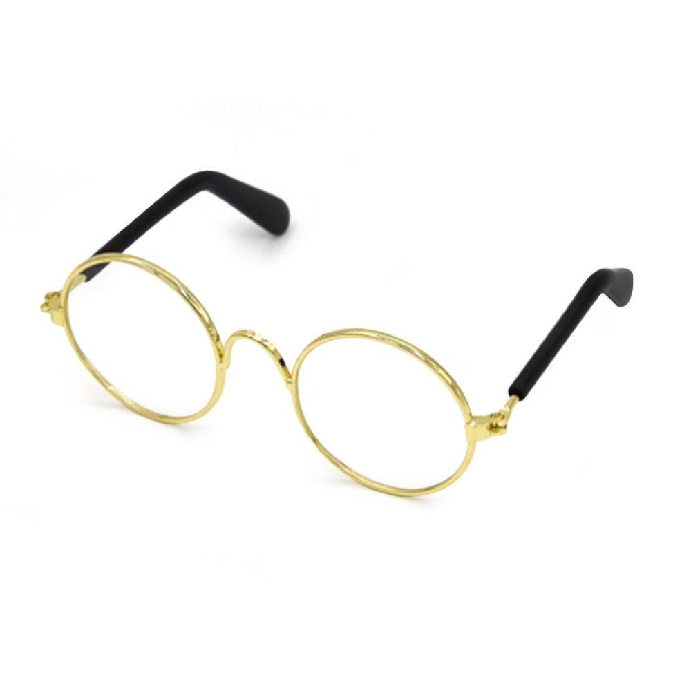 Разноцветные плюшевые очки для кукол Лабубу в круглой оправе, аксессуары для кукол Лабубу, игрушки для кукол