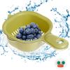 Дуршлаг для фруктов Корзина для слива продуктов 2 в 1 Вращающийся дуршлаг с ручкой для мытья чистки ягод салата овощей