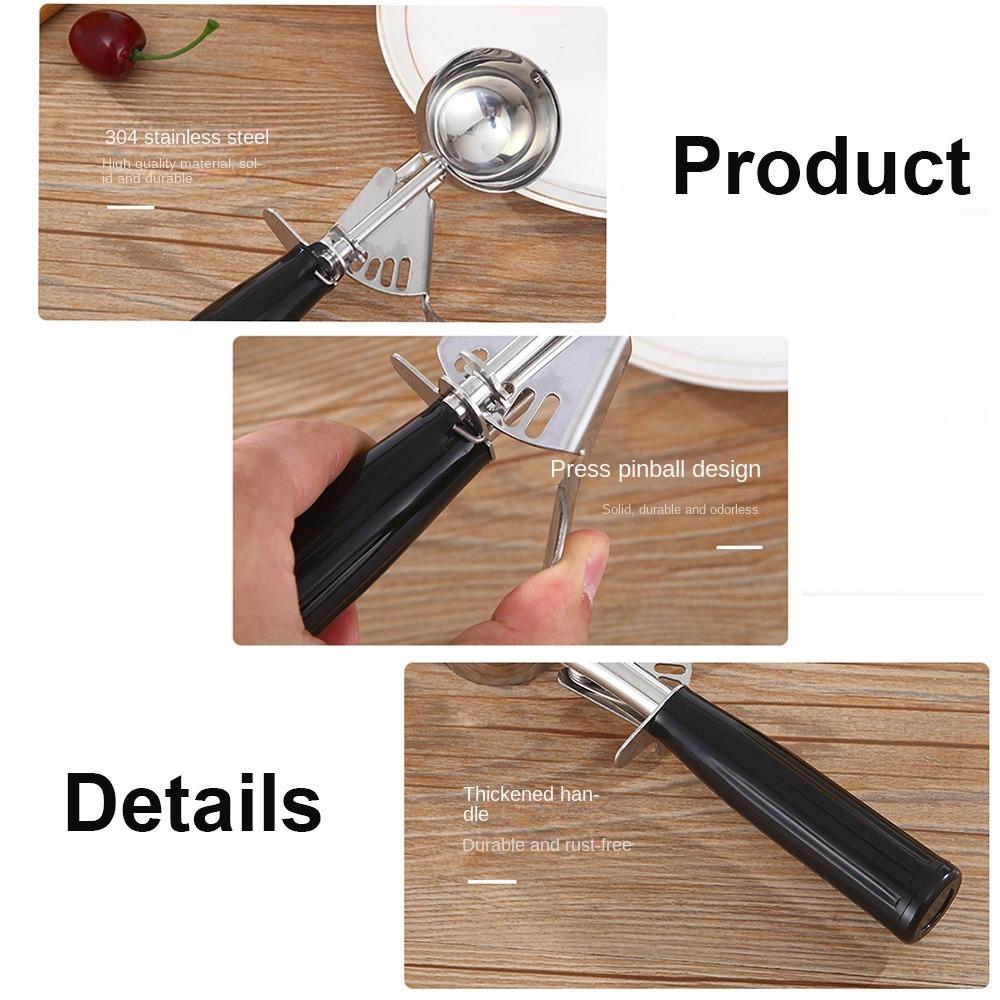 Легкий в очистке порционный совок с курковым механизмом, совок на полчашки, диспенсер для мороженого, мороженое