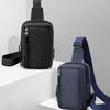 Oxford Men Chest Bag Solid Color Man Phone Bag Fashion Male Shoulder Bag Travel