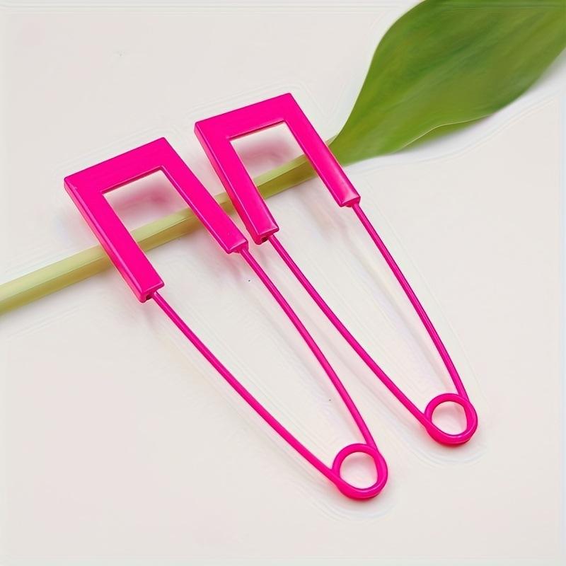 Fashionable Exaggeration In Large Size Brooch Safety Pins Vibrant Multicolor Design Sturdy Metal Build For Sewing Knitting