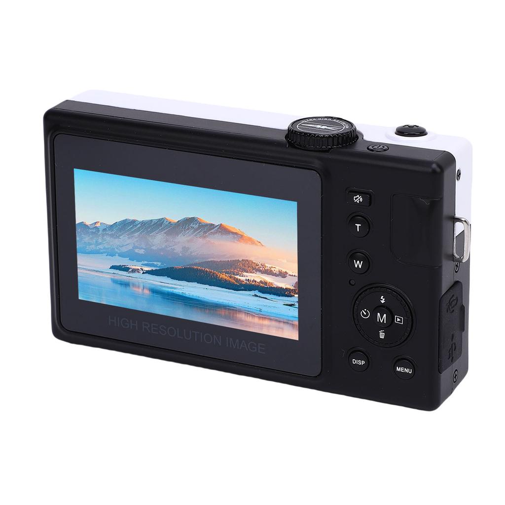 4K Digital Camera for Photography Auto 6 P HD Camera with 10 Filters Front Flash 3 Inch Screen