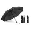 Зонт Ogawa большого размера, складной, автоматический, супер водонепроницаемый, легко доставать до 8, японский SUI 53367, мужской, открывается/закрывается одним нажатием, черный, прочный, водоотталкивающий,