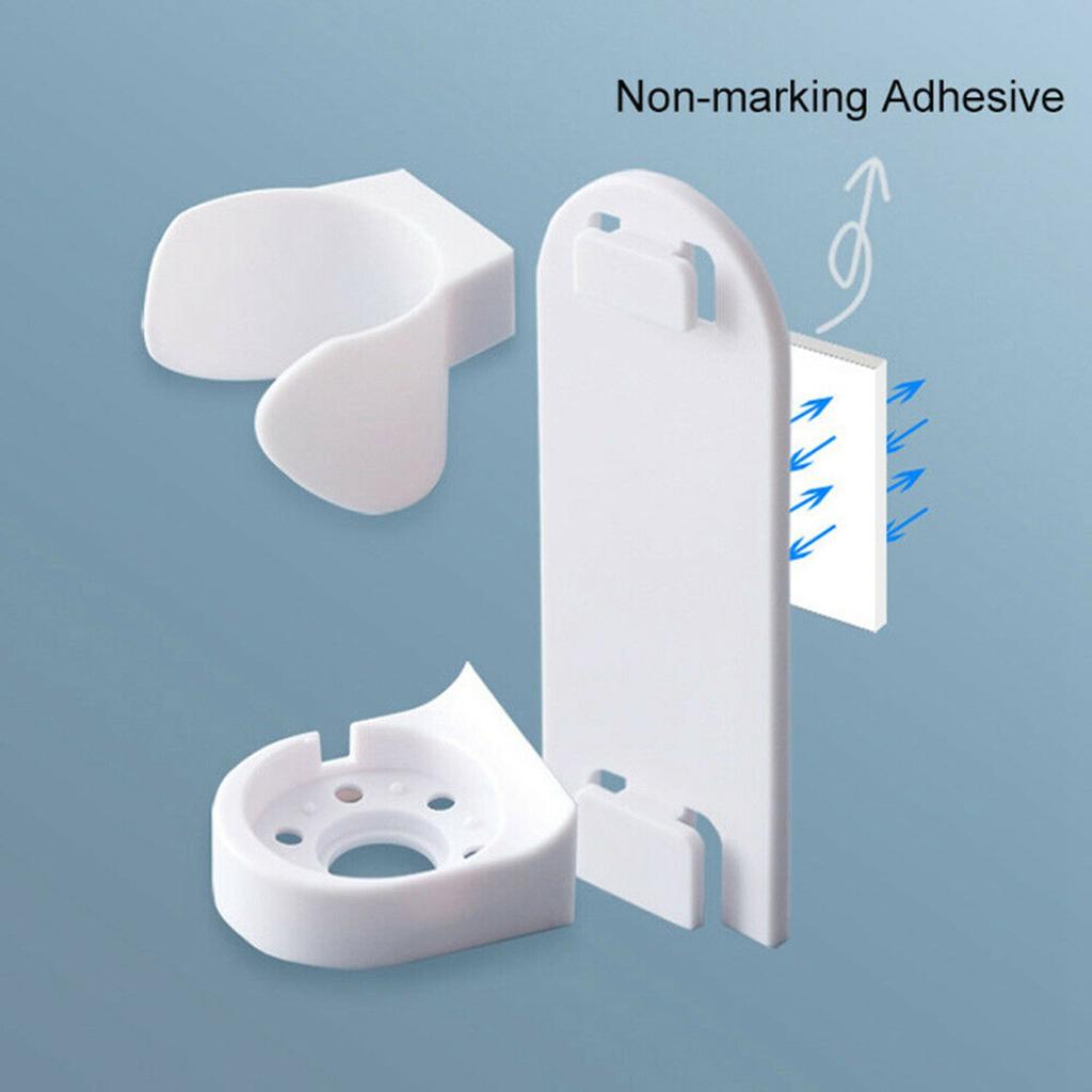 Electric Toothbrush Holder Traceless Rack Wall-Mounted Toothbrush Base Electric Toothbrush Holder Bathroom Accessories