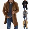Autumn and Winter New Woolen Men's Coat Warm Thickened Coat