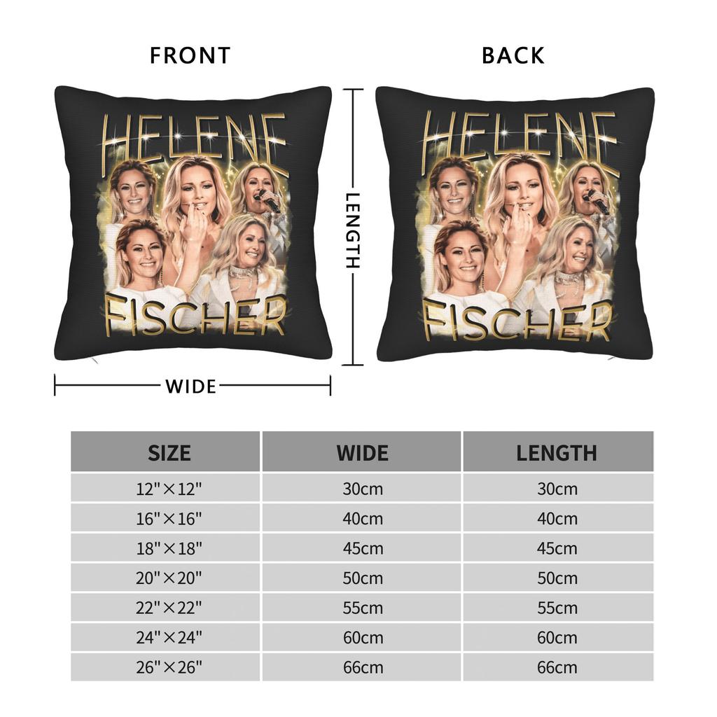 Наволочка для подушки H-Helene Fischer 360° Stadium Tour Мягкая наволочка Милая забавная наволочка для подушки для дивана спальни домашнего декора