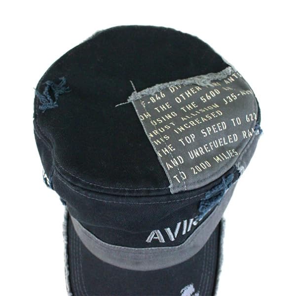 AVIREX Avirex AX Distressed Work Cap for Men and Perfect for and Popular and Trendy Brand for and A Great Day Gift Work Low-Profile Women, Outdoors,