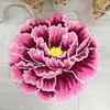 Yousheng Fuzzy Floral Floor Mat Plush Peony Bath Rug with Anti Slip Backing Washable Flower Shaped Living Room Rug for Bathroom Nursery Bedroom