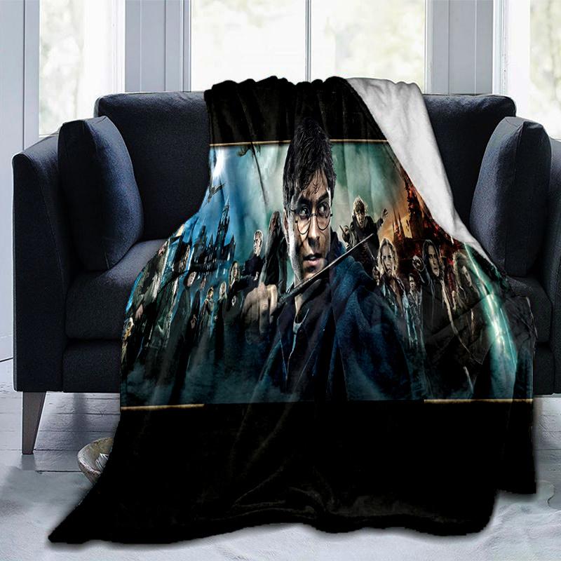 Harry Potter: The Ultimate Fantasy Adventure PosterPrint Blanket, Soft Blanket For Sofa Office Bed And Travelling Daughter Birthday Gift esj