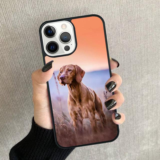 Weimaraner Dog Phone Case For iPhone 17 Air 16 15 14 plus 12 13 Pro max Soft Bumper Shell Cover coque