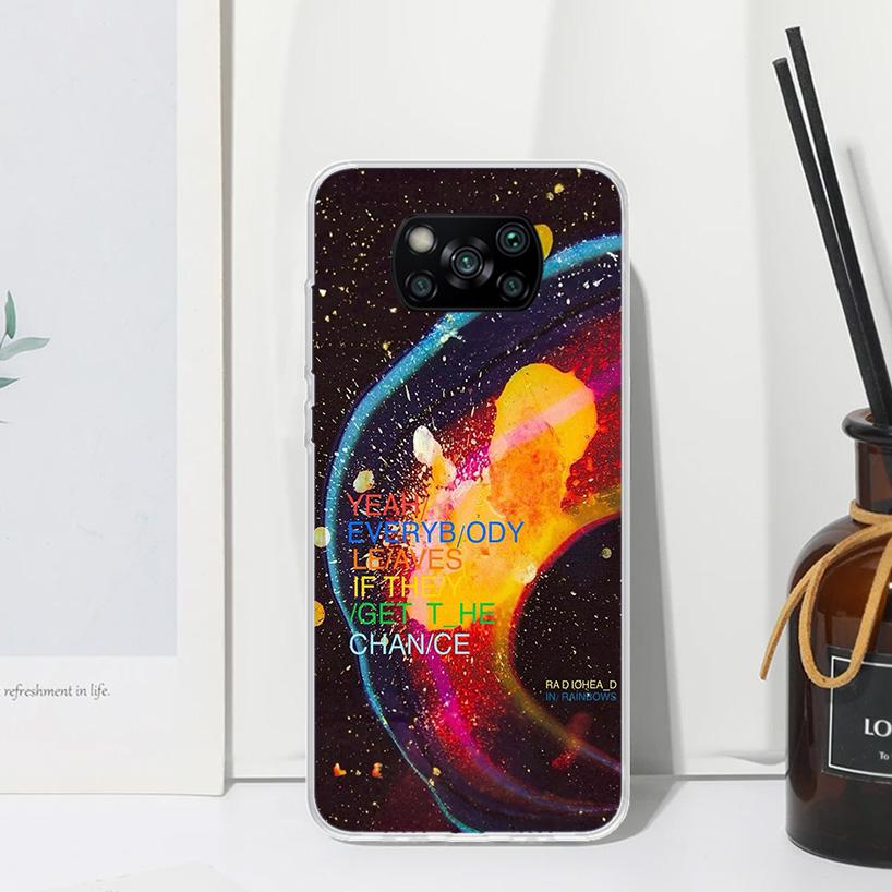 Bnad R-Radiohead Phone Case For Xiaomi Poco X7 X6 X5 M7 M8 Pro F7 Ultra Redmi 15C 15 13C 13 12C 12 10 10C 10A Art Fundas Poco X7