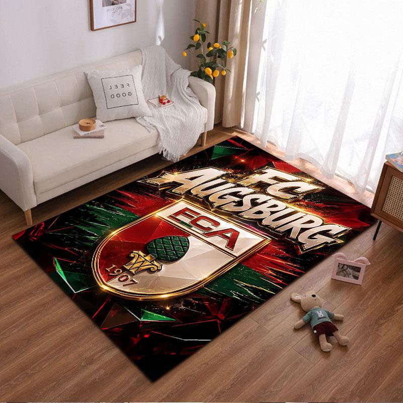 FC Augsburg Logo Carpet suitable as a non-slip mat for the living room or bedroom sofa