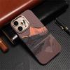 Ультратонкий Чехол с Узором под Углеволокно для Magsafe Жесткий Чехол для iPhone 17 16 15 14 Pro Max Магнитная Беспроводная Зарядка Металлическая Защита Линз