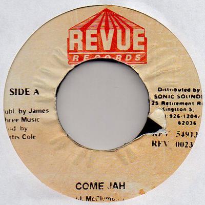 7-дюймовая пластинка LUCIANO - Come Jah NONE Revue Records Ямайка Регги, Ска и Даб Б/У