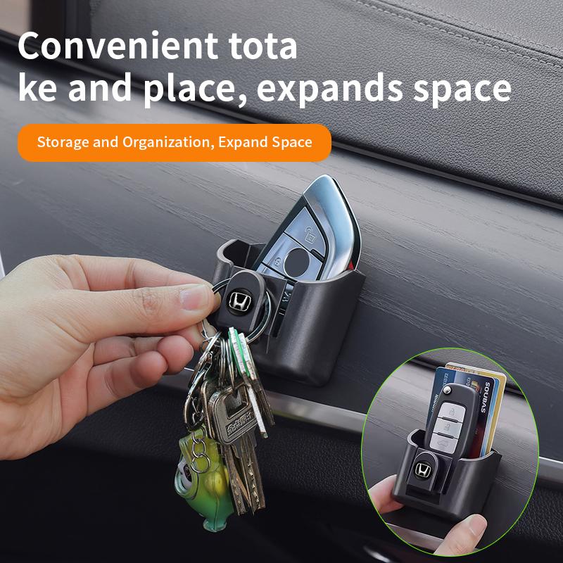 Car Interior Key Storage Box Dashboard Hang Organizer Holder For Honda HRV Prelude Insight Odyssey Vezel CRZ 5th City CRX Pilot AF2