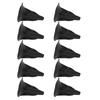 10Pcs Soft Rubber Arrowhead Suction Cup Arrow Heads for Children Hunting Game Outdoor Sports Black